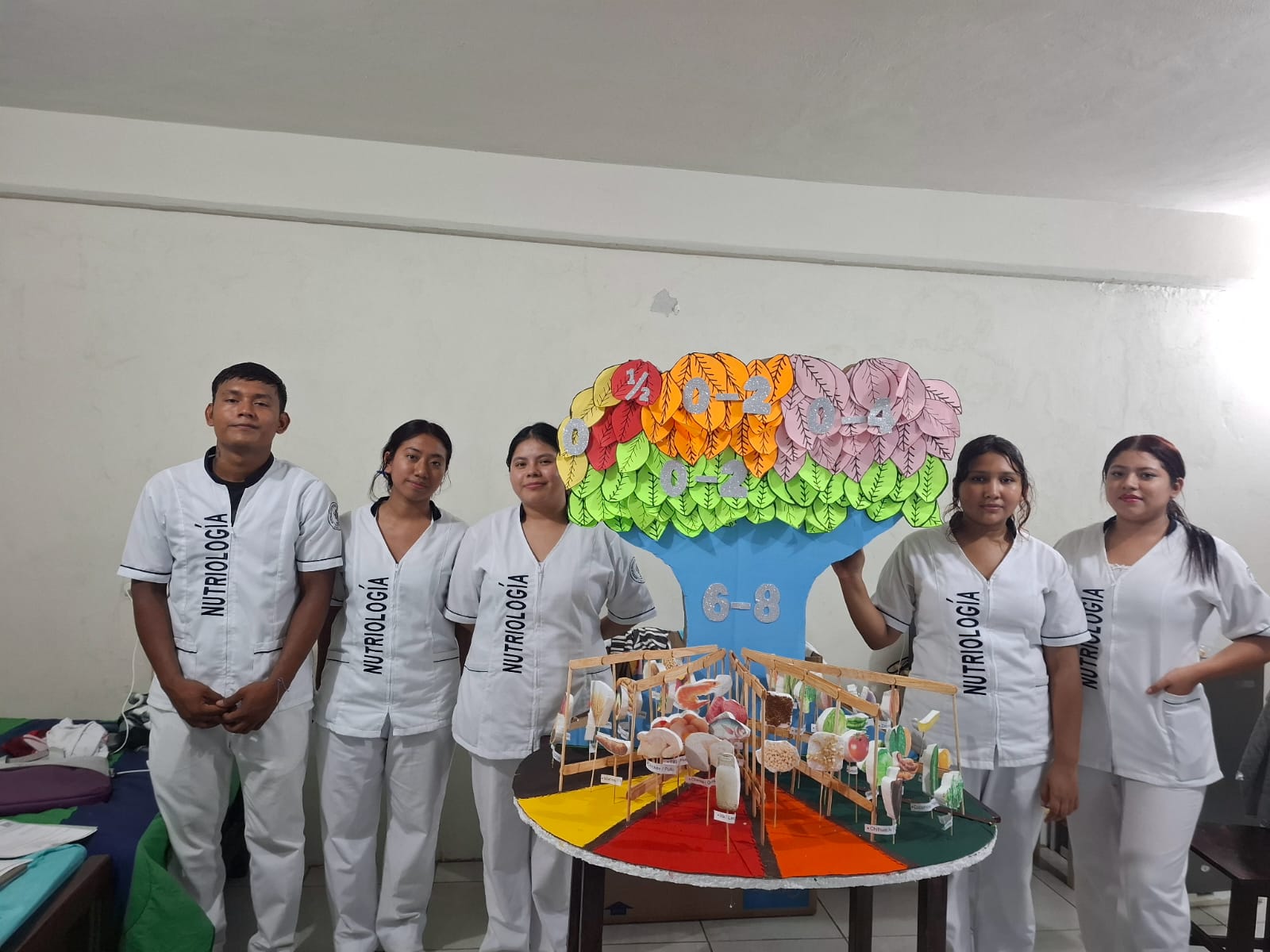 (Imagen 1.2 " Integrantes del equipo que realizo el ícono de la guía alimentaria")