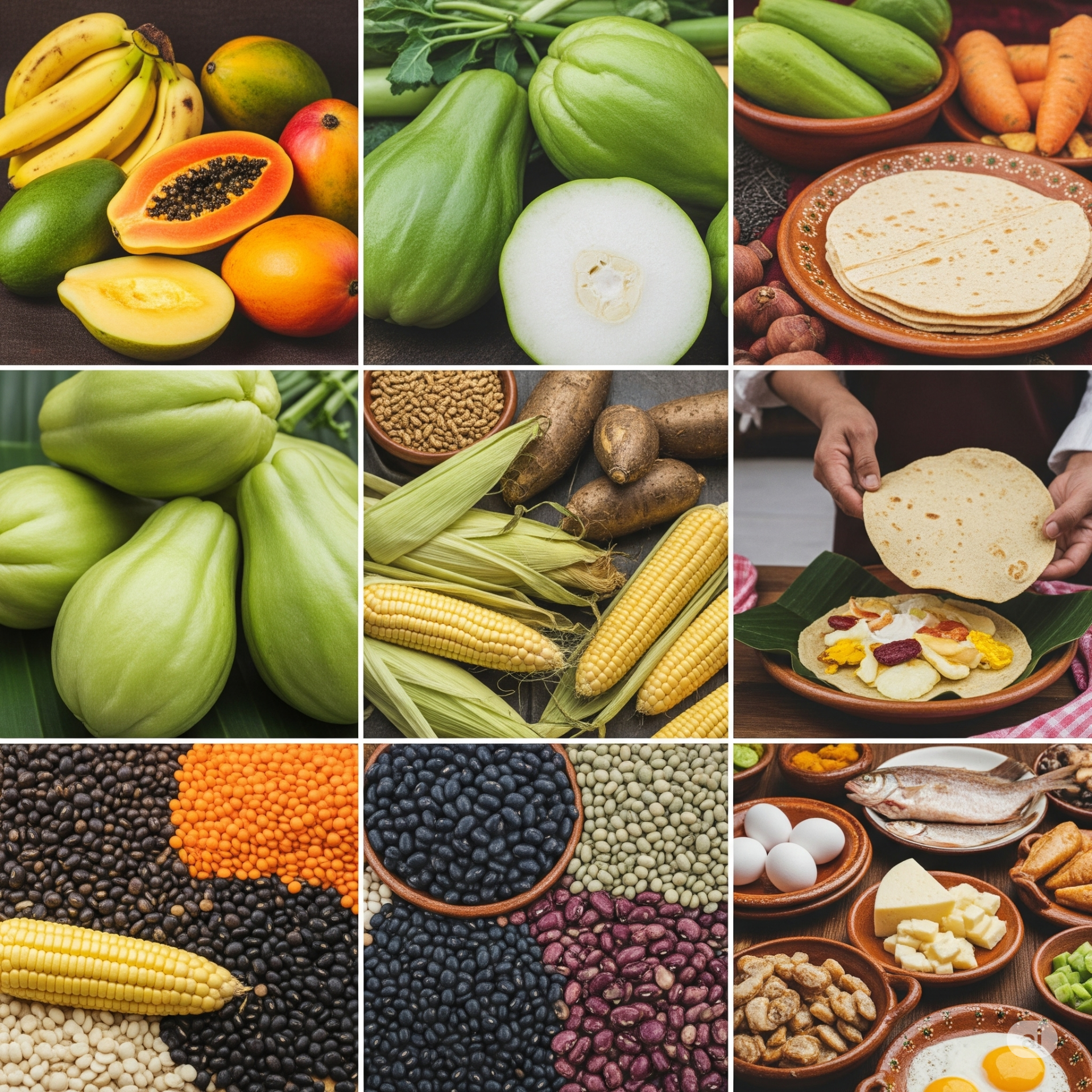 Imagen 1.3 "Los cinco grupos de alimentos de la guía alimentaria"